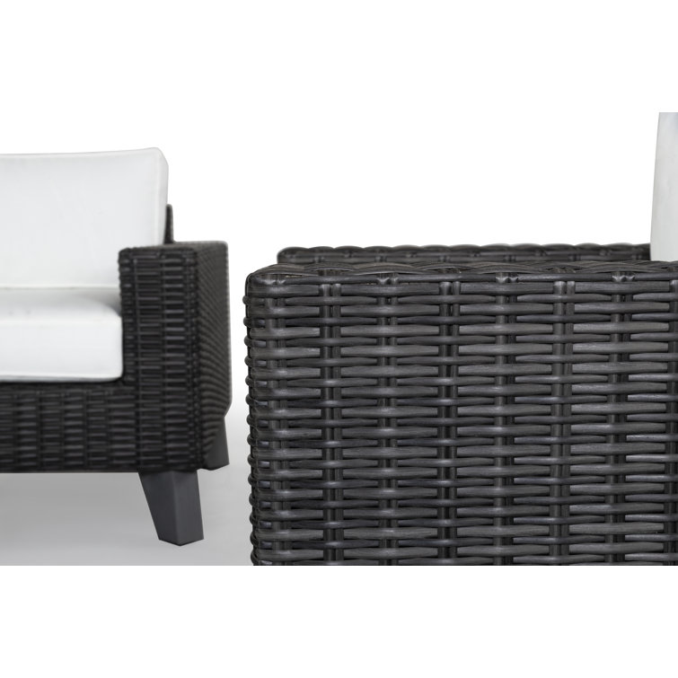 Swifton 4 Piece Outdoor Sofa Seating Group with Cushions