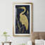 Egret on Indigo II - Reproduction d'art sur toile encadrée-539529109-539529105
