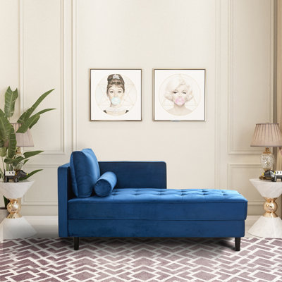 Ramm Velvet Chaise Lounge by Mercer41