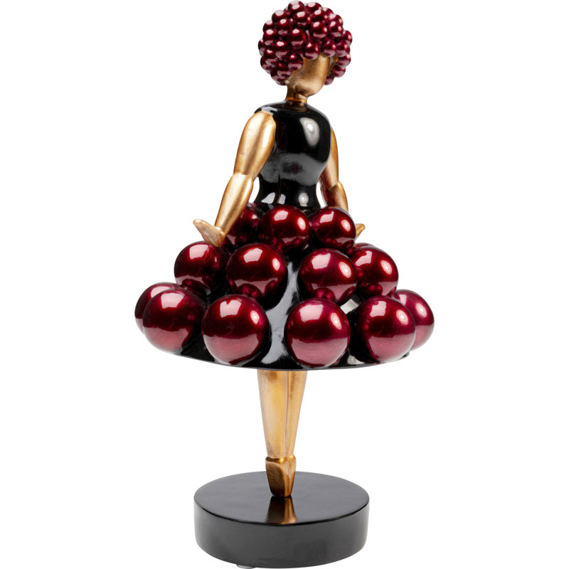 Prima Ballerina Pom Colore Figurine, Purple