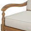 Ensemble de conversation 4 pièces avec coussins, ensemble de conversation d'extérieur en bois d'acacia