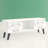 Doyers 53.15" Mid-Century Modern 5-Shelf TV Stand for TV's up to 50" in White and Walnut Brown-2122886522-2106869168