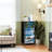 4 Drawer Dresser for Bedroom, Narrow Chest of Drawers, Wooden Top and Study Iron Frame 18"x37.5"-(WxH)