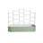 17" Tall 10 In 1 Modular Metal Outdoor Raised Garden Bed With Trellis-111565804-111565799