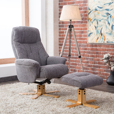 Billings 80cm Wide Swivel Standard Recliner