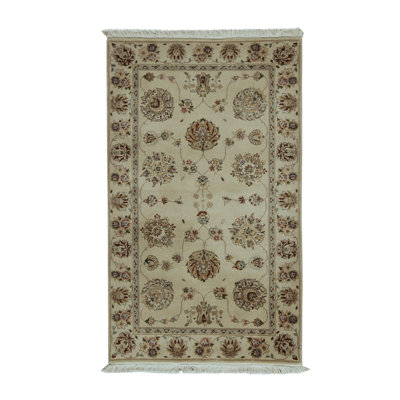 Hand Woven Silk and Wool Oriental Area Rug