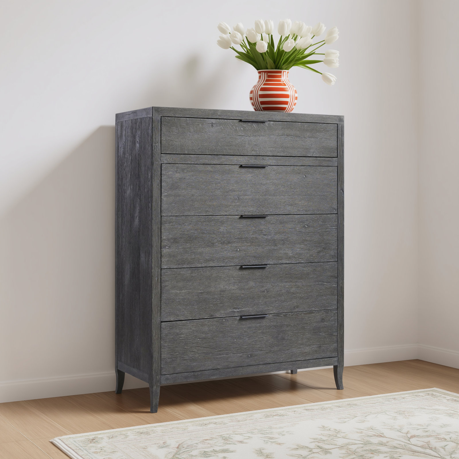 Langham 5 - Drawer Dresser, Tadon, Drawer Pulls