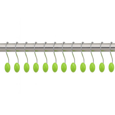 Polyresin Rust Resistant Shower Curtain Hook