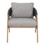 Chaise de patio avec coussins (ensemble de 2)-1941472500