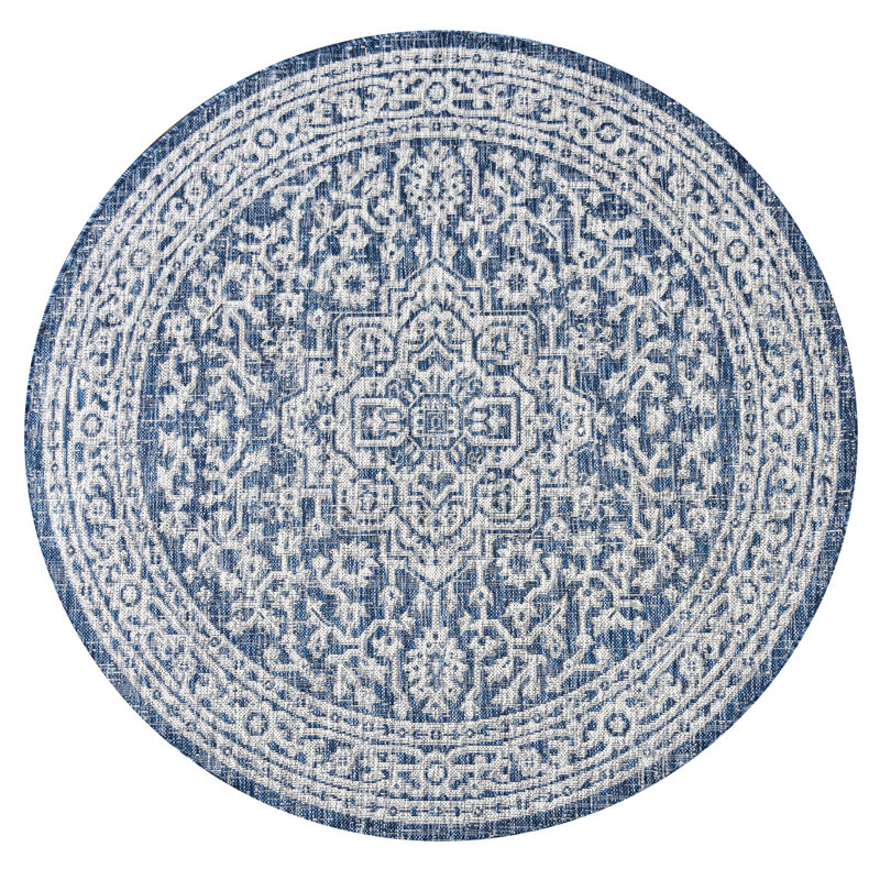 Tapis intérieur / extérieur Moten, Rond 9 pi