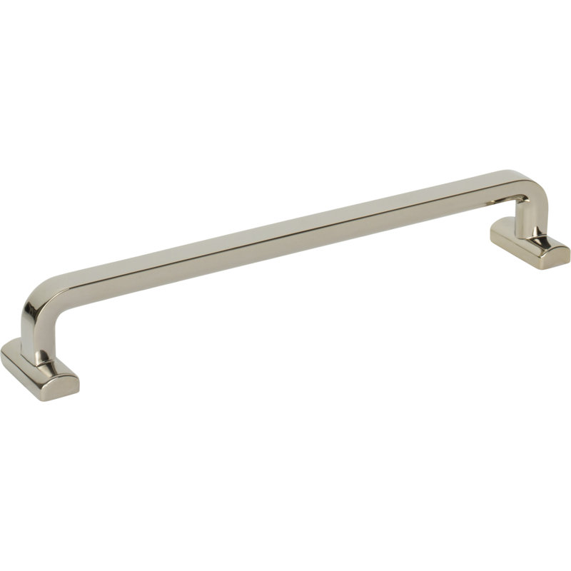 Harrison Bar Pull, Polished Nickel, 7 9/16" Center to Center