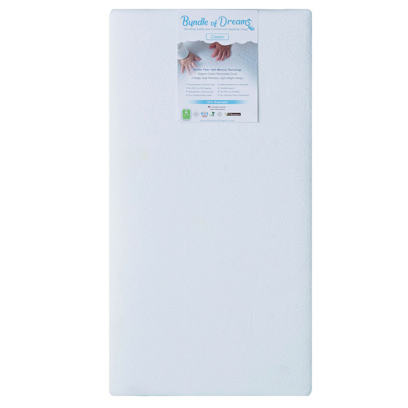 2 Stage Standard Crib/Toddler Rectangle Mattress