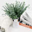 90 pièces de tiges d'eucalyptus artificiels, de fausses feuilles d'eucalyptus, de vraies branches tactiles pour un bouquet de fleurs, un mariage, un cadeau de Noël, une pièce maîtresse, un printemps, un décor de bureau à domicile-1232040121