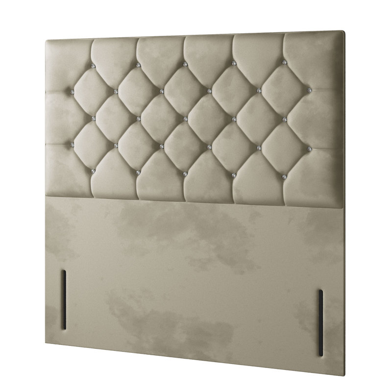 Farallones Upholstered Headboard, Double (4'6), Grey