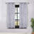 Finklea Floral Pattern Polyester Light Filtering/Room Darkening Rod Pocket Curtain Panels-567929279-567929273
