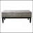 Elegant Tall Storage Bench With Dual Lift And Old-World Print, Ideal For Modern Living Spaces