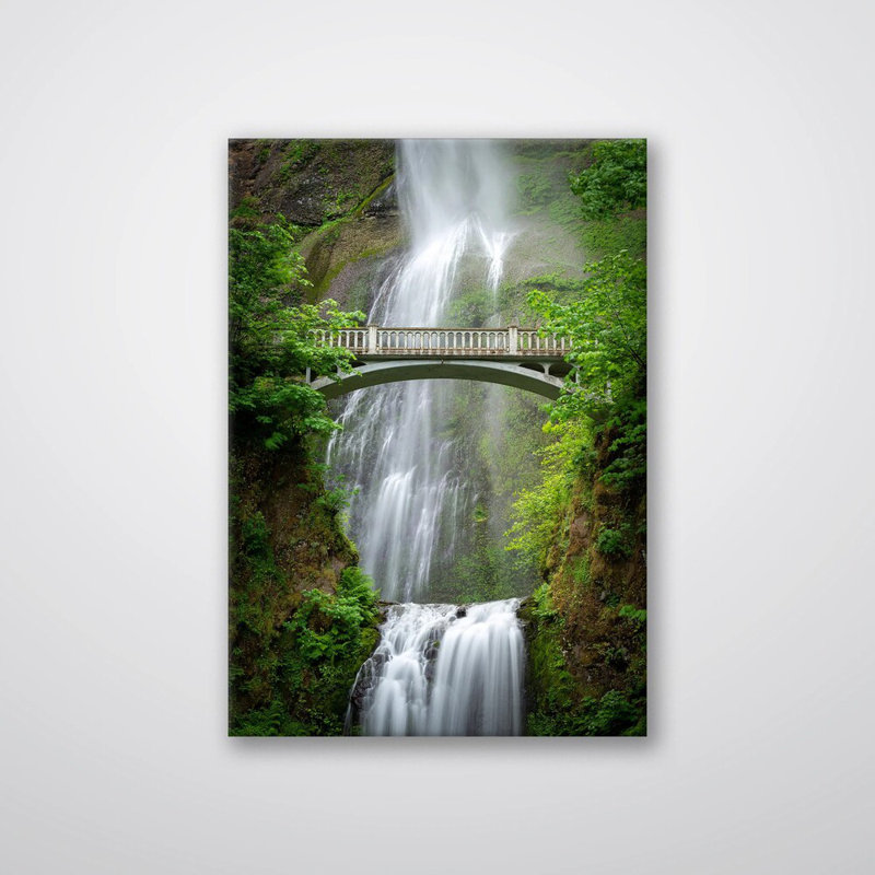 «Multnomah Falls», impression sur toile, cascade de l'Oregon, impression sur toile, gorges de la rivière Columbia