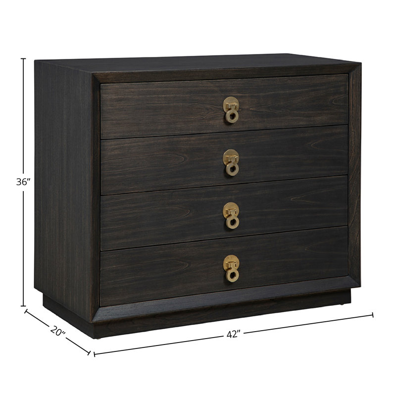 Challenger 4 - Drawer Dresser, Brown/Gray