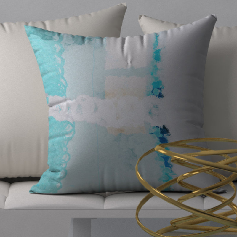 Housse de coussin décorative carrée et insert, 20 po x 20 po