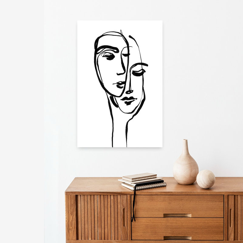 Art contemporain, art contemporain abstrait, H 48 po x l 32 po