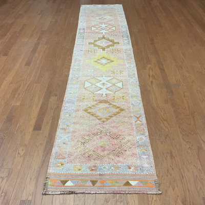 Dakota Fields Handmade Turkish Oushak Wool Runner
