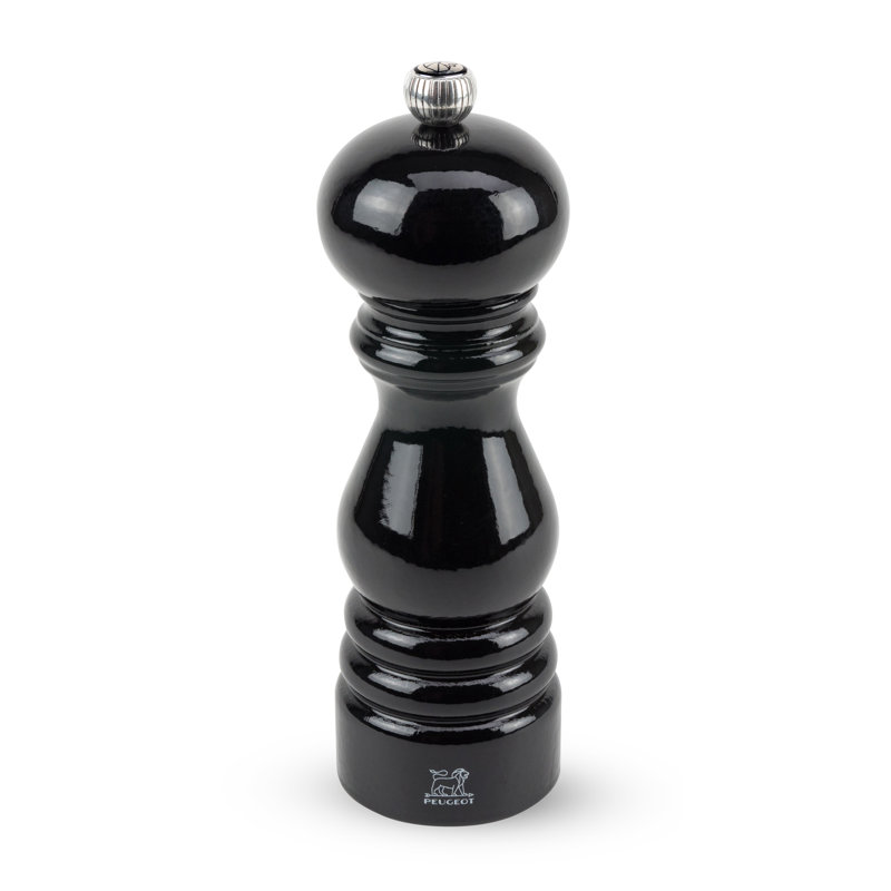 Brand Paris Wood Pepper Mill, 18cm H, Black