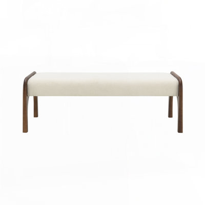 50.25 Inch Upholstered Long Bench