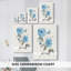Bleu esquissé III - Cavas enveloppés de galerie-611742669