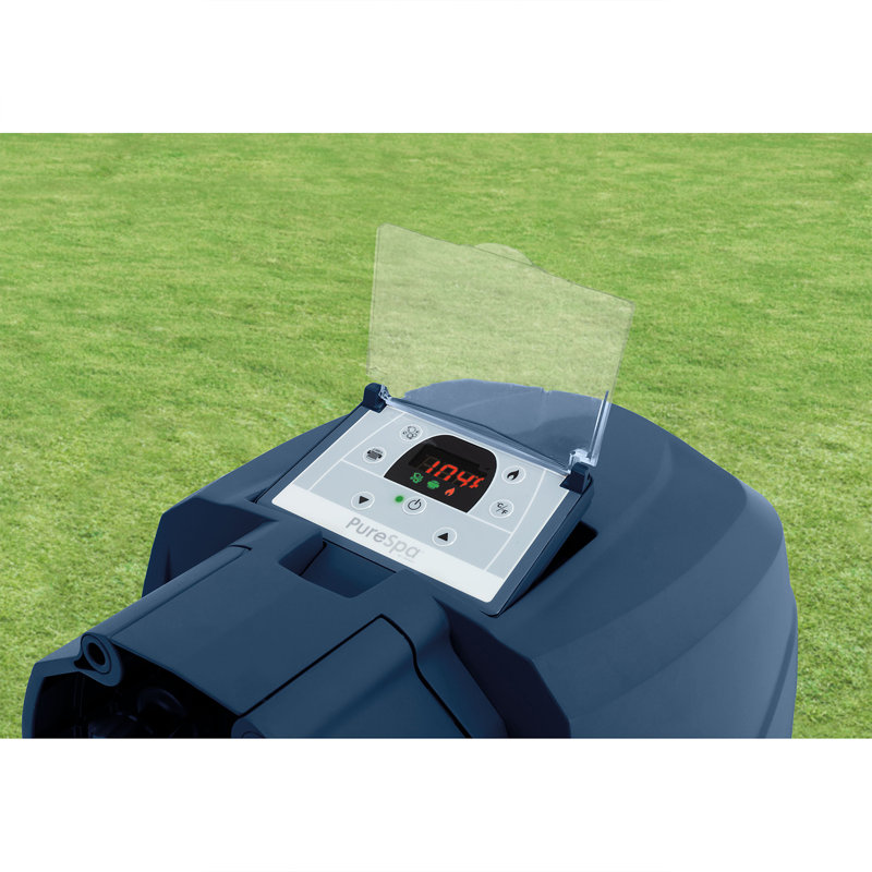 Spa gonflable portatif Intex Purespa Plus avec accessoire pour plateau de téléphone