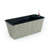 2-Pack Smart Self-Watering Rectangle Planter For Indoor And Outdoor - Hand Woven Wicker - Gray-663329878