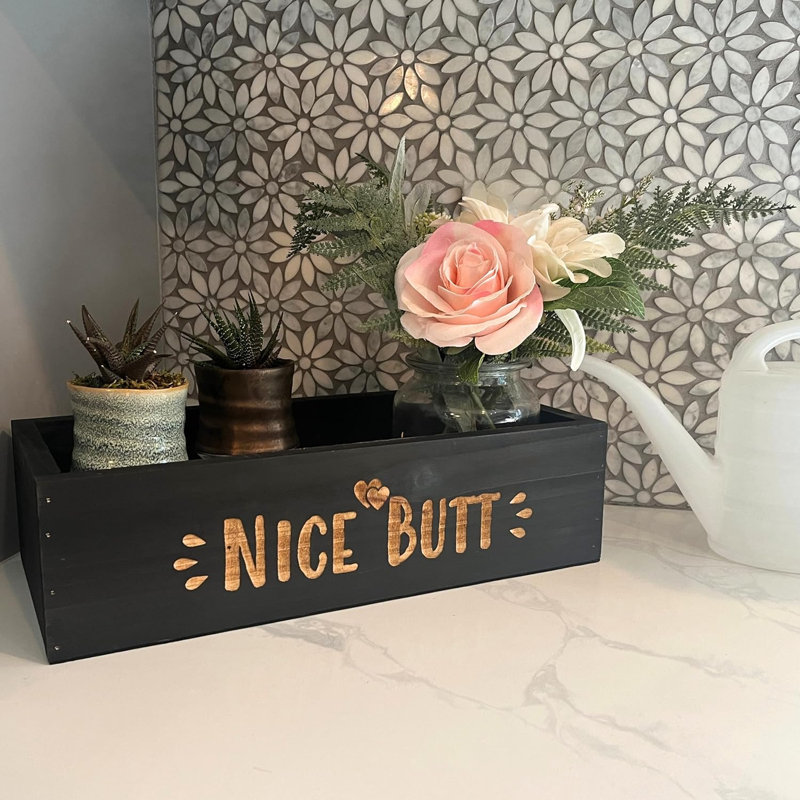 Bonnefoy Wood Tray, Black