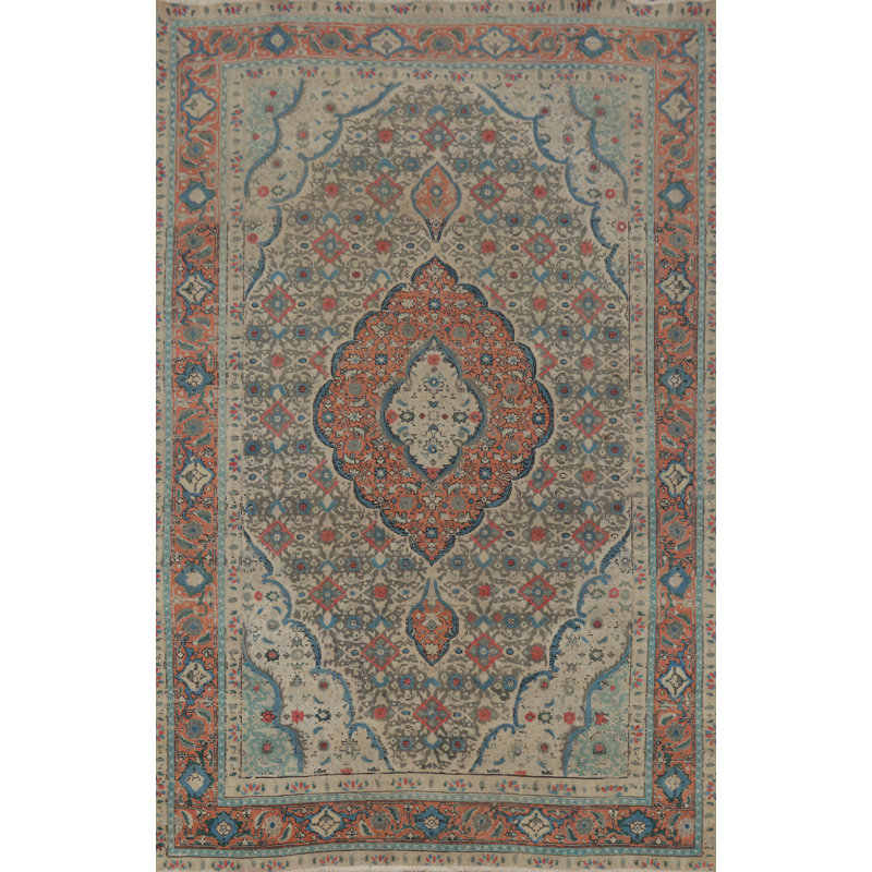 Traditional Wool Area Rug 6x9