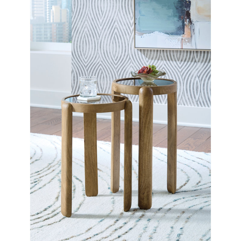 Ensemble de 2 tables d'appoint Jossor