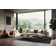Lamod Siret - Modern Ivory Fabric Modular Sectional W/ Coffee Table