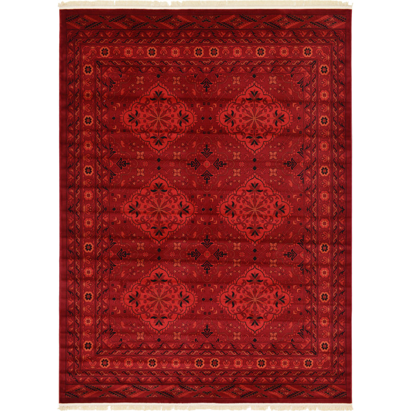 Amro Oriental Indoor Rug, Rectangle 9' x 12'2"