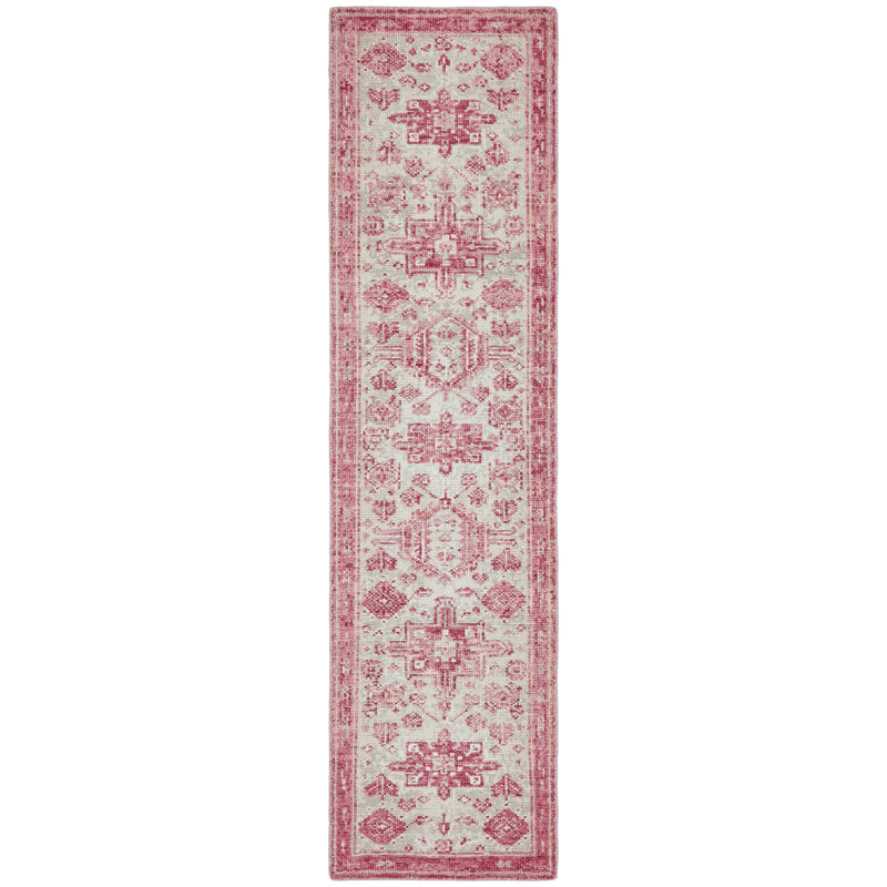 Malgadey Wool Oriental Area Rug, Runner 2'6" x 10'