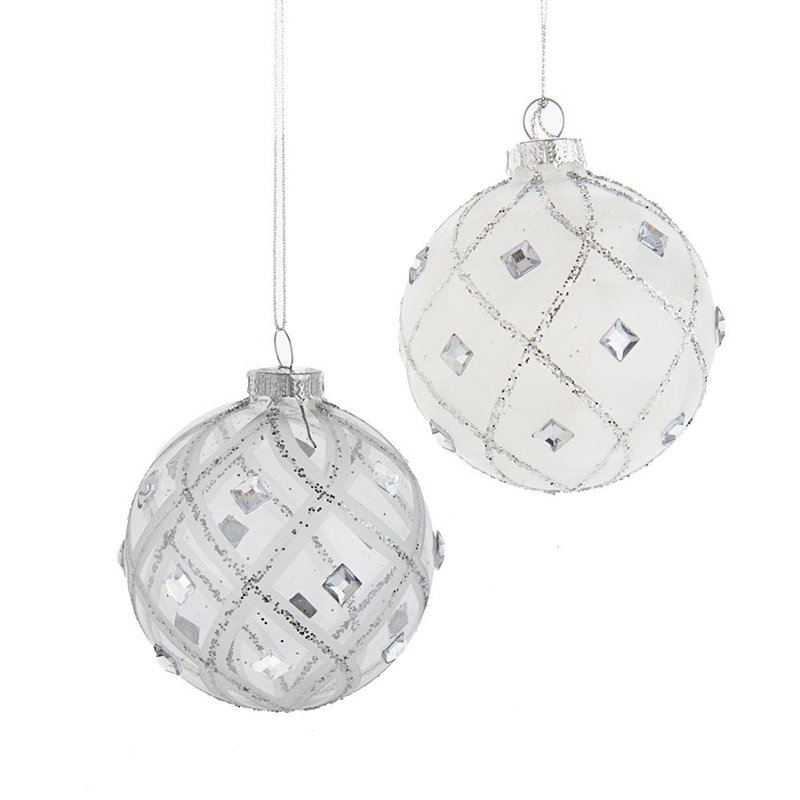 Ornement boule de bijoux en plumes