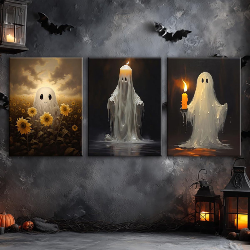 3 Piece Wrapped Canvas Wall Art, 60cm H x 40cm W