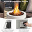 Foyer d'extérieur au propane H 25 po x l 16 po Akims-2077498623