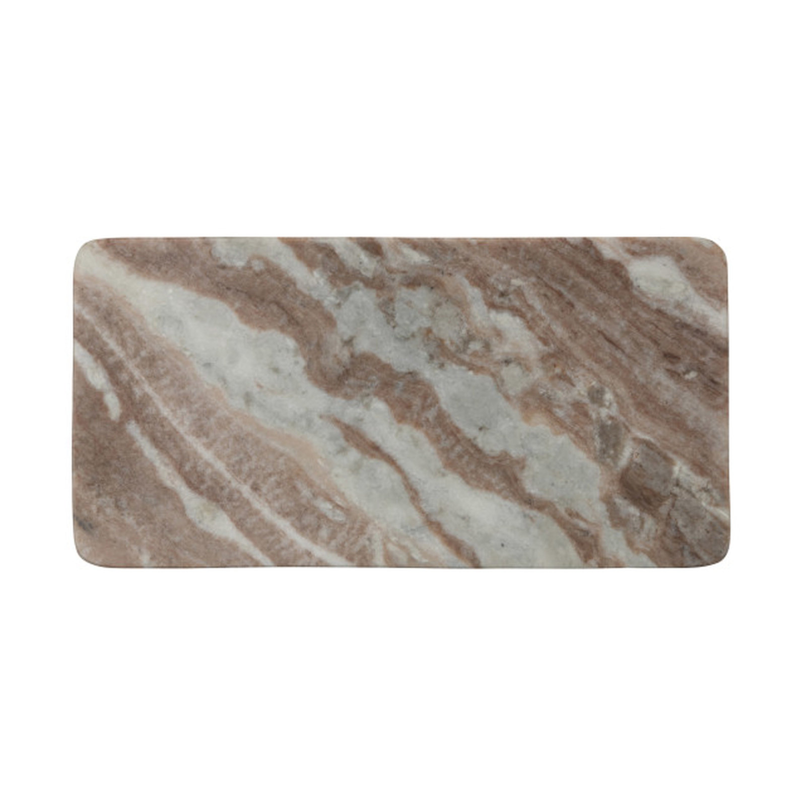 Marble Serving/Cutting Board, Beige/White