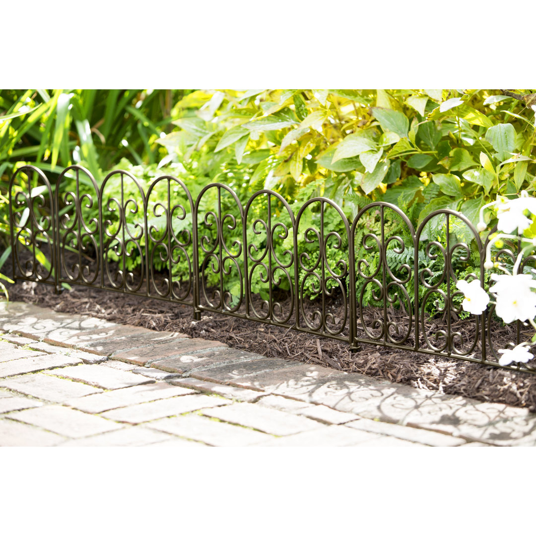 Montebello Wrought Iron Garden Edging Plow & Hearth