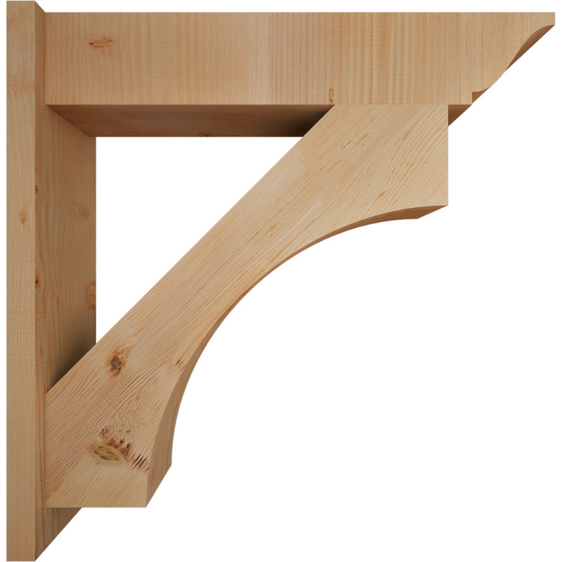 Persienne en bois Westlake, P 32 po x H 32 po, Sapin Douglas de 7 1/2 po (lisse)