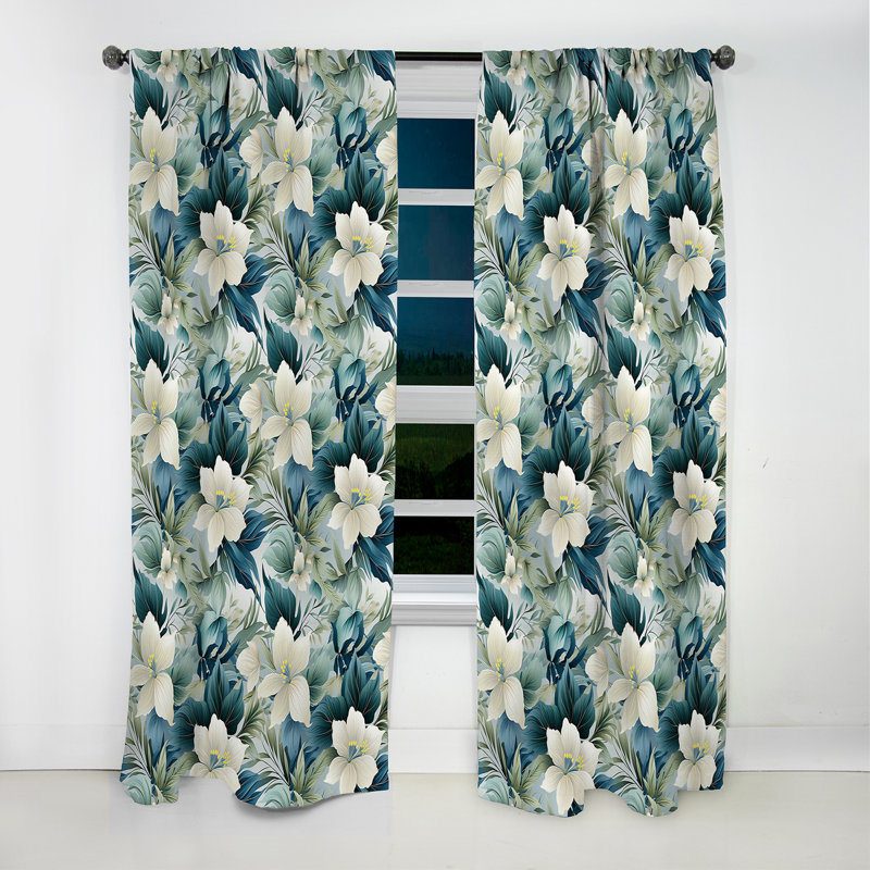 Motif tropical I - Oceanic Impressions, L 52 po x L 95 po