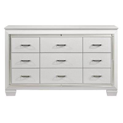 Commode à 9 tiroirs de style moderne et contemporain, pour chambre à coucher