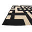 Tapis noir et blanc 8 x 10 8 po Pinkerton