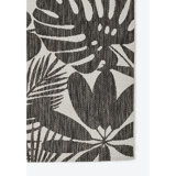 Villa Floral Gray/White Indoor / Outdoor Area Rug