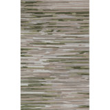 Hand-Tufted Indoor Rug Abstract Stripe Brown/Beige/Green