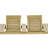 Westminster Teak Rectangular Teak Extendable Outdoor Dining Table With Umbrella Hole , 134'' in. W 36'' in. D