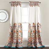 Polyester Room Darkening Curtain Pair