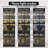 Abeeda Glass Door Dining Cabinet With Lighting